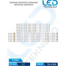 OEM Samsung UE55H6270 12 Parça 55 Inc Tv LED Bar