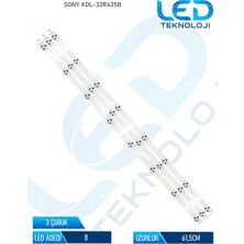 OEM Sony KDL-32R435B 3 Parça 32 Inc Tv LED Bar
