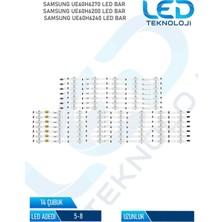 OEM Samsung UE60H6270 Tv LED Bar 14 Parca 60 Inc