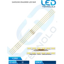 OEM Samsung 85AU8000 4 Parça 85 Inc Tv LED Bar