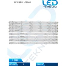 OEM Awox 40102 8 Parca 40 Inc Tv LED Bar