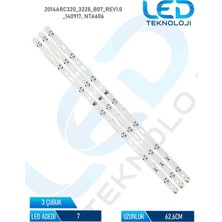 OEM Arcelik A32 Lw 5433  3 Parça 32 Inc Tv LED Bar