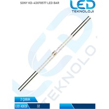 OEM Sony KD-43XF8577 LED Bar 2 Parca 43 Inc