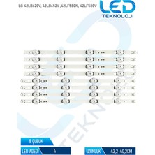OEM Lg 42LB620V 8 Parça 42 Inc Tv LED Bar