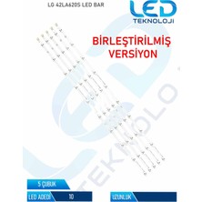 OEM Lg 42LA620S Tv LED Bar 5 Parca 42 Inc