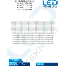 OEM Lg 60LB650V Tv LED Bar 12 Parca 60 Inc
