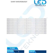 OEM Sunny SN55CRE88/0227 10 Parca 55 Inc Tv LED Bar