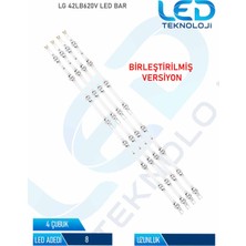 OEM Lg 42LB620V 8 Parça 42 Inc LED Bar