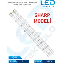 OEM Samsung UE32F5070SS 5 Parça 32 Inc Tv LED Bar