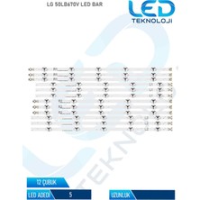 OEM Lg 50LB670V 12 Parca 50 Inc Tv LED Bar