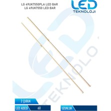OEM Lg 49UK7550PLA 2 Parca 49  Inc Tv LED Bar