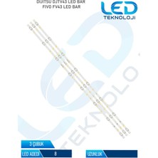 OEM Dijutsu DJTV43 Tv LED Bar 3 Parca 42 Inc