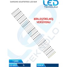 OEM Samsung UE42F5070SS Tv LED Bar 7 Parça 42 Inc