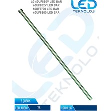 OEM Lg 60UF850V 2 Parca 60  Inc Tv LED Bar
