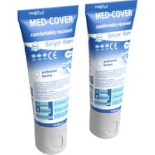 Med-Cover Bariyer Krem Çinko Oksitli Onarıcı Etkili 100 gr x 2 Profesyonel Koruma