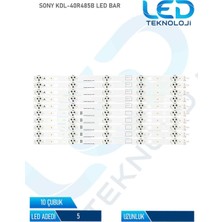 OEM Sony KDL-40R485B Tv LED Bar 10 Parca 40 Inc