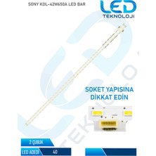 OEM Sony KDL-42W655A LED Bar 2 Parca 42 Inc