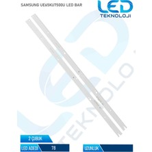 OEM Samsung UE65KU7500U 2 Parca 65 Inc Tv LED Bar
