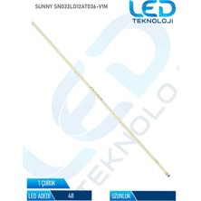 OEM Sunny SN032LD12AT036-V1M 1 Parca 32 Inc Tv LED Bar