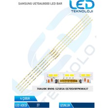 OEM Samsung UE70AU8000 4 Parça 70 Inc Tv LED Bar