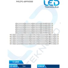 OEM Philips 48PFK5500 12 Parca 48 Inc Tv LED Bar