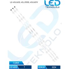 OEM Lg 43UJ630V 3 Parça 43 Inc Tv LED Bar
