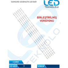 OEM Samsung UE48H6470 Tv LED Bar 6 Parça 48 Inc