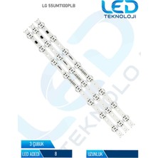 OEM Lg 55UM7100PLB 3 Parça 55 Inc Tv LED Bar
