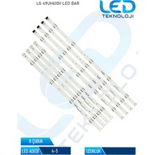 OEM Lg 49UH610V 8 Parca 4 Inc Tv LED Bar