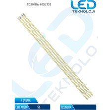 OEM Toshiba 40SL733 4 Parça 40 Inc Tv LED Bar