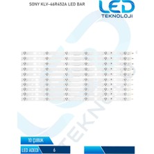 OEM Sony KLV-46R452A LED Bar 10 Parca 46 Inc