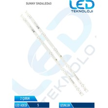 OEM Sunny SN24LED63 2 Parca 24 Inc Tv LED Bar