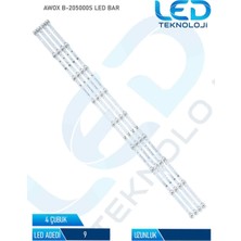 OEM Awox B-205000S 4 Parca 50 Inc Tv LED Bar