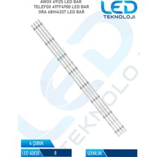 OEM Awox 49125 Tv LED Bar 4 Parca 49 Inc