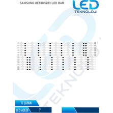 OEM Samsung UE58H5203 LED Bar 12 Parca 58 Inc
