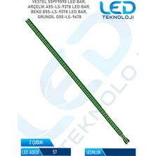 OEM Arcelik A55-LS-9378 Tv LED Bar 2 Parca 55 Inc