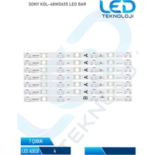 OEM Sony KDL-48WD655 LED Bar 7 Parca 48 Inc