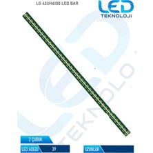 OEM Lg 43LF540V 2 Parca 43 Inc Tv LED Bar