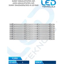 OEM Sunny SN043LD17AT013-S2F Tv LED Bar 8 Parca 43 Inc