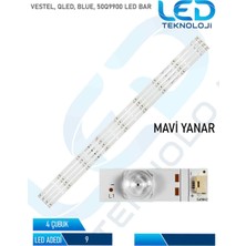 OEM Vestel 50Q9900 LED Bar 4 Parca 50 Inc