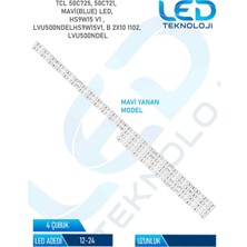 OEM Tcl 55C728 4 Parça 55 Inc Tv LED Bar