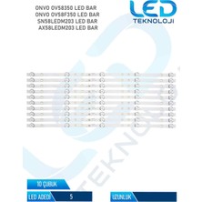 OEM Onvo OV58350 Tv LED Bar 10 Parca 58 Inc