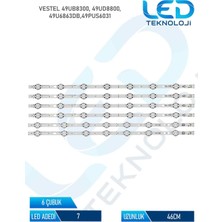 OEM Vestel 49UB8300 6 Parça 49 Inc Tv LED Bar