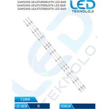 OEM Samsung UE43TU8000 Tv LED Bar 3 Parca 43 Inc
