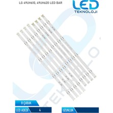 OEM Lg 49UH650V-ZB.BPDFLJP 8 Parca 49 Inc Tv LED Bar