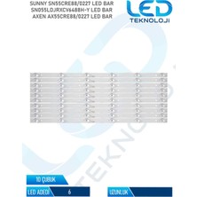 OEM Sunny SN55CRE88/0227 Tv LED Bar 10 Parca 55 Inc