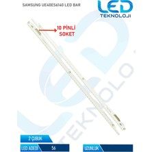 OEM Samsung UE40ES6140 2 Parça 40 İnç TV LED Bar Yedek Parça 10 Pinli Soket Özellikleriyle