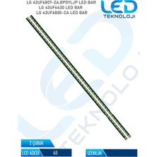 OEM Lg 43UF6807-ZA.BPDYLJP 2 Parca 43 Inc Tv LED Bar