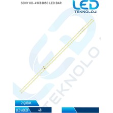 OEM Sony KD-49X8305C Tv LED Bar 2 Parca 49 Inc