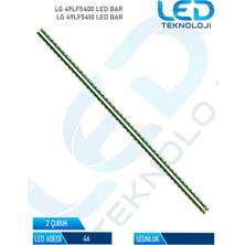 OEM Lg 49LF5400 2 Parca 40  Inc Tv LED Bar